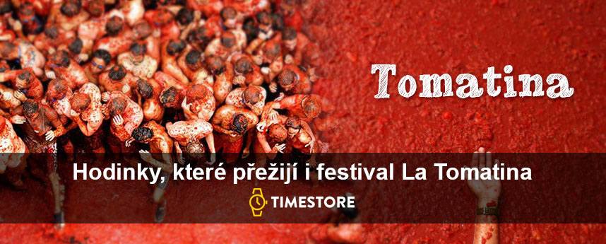 Chcete ochutnat atmosféru festivalu rajčat La Tomatina? Vsaďte na silikonové hodinky