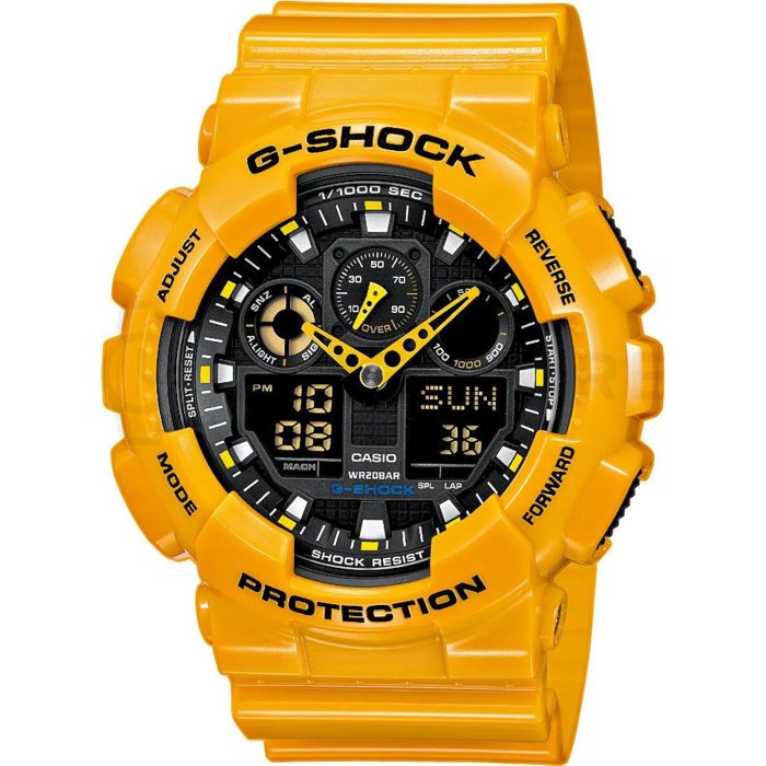 Levně Casio G-Shock GA-100A-9AER