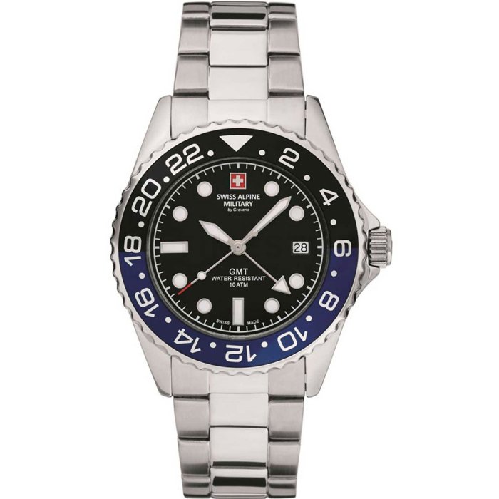 Levně Swiss Alpine Military Master Diver GMT 7052.1132
