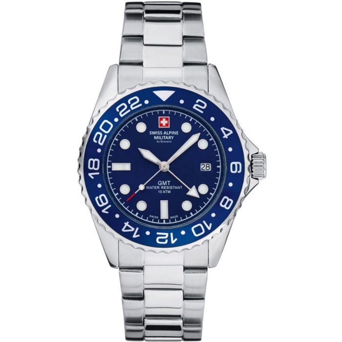 Levně Swiss Alpine Military Master Diver GMT 7052.1135