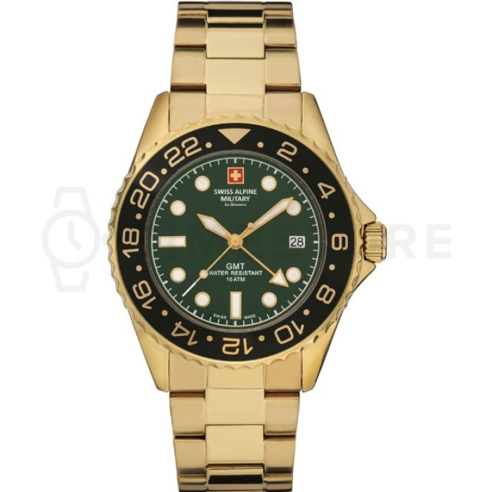 Levně Swiss Alpine Military Master Diver GMT 7052.1114